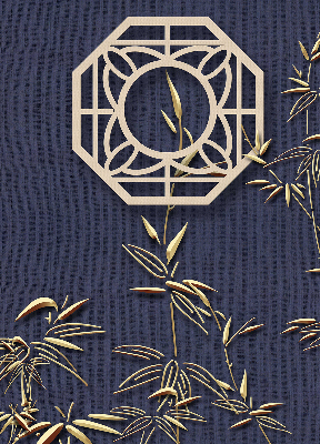 Store enrouleur Le lac derrière les fleurs