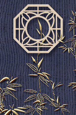 Store enrouleur Le lac derrière les fleurs