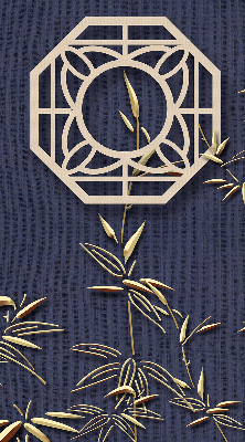 Store enrouleur Le lac derrière les fleurs