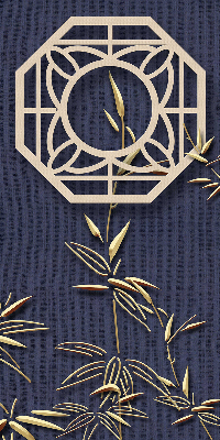 Store enrouleur Le lac derrière les fleurs