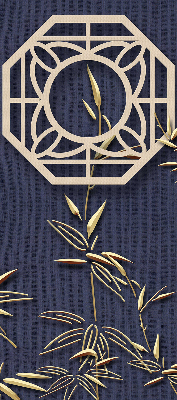 Store enrouleur Le lac derrière les fleurs