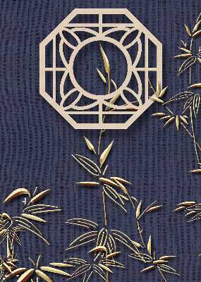 Store enrouleur Le lac derrière les fleurs