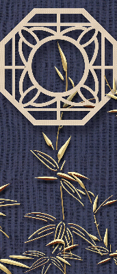 Store enrouleur Le lac derrière les fleurs