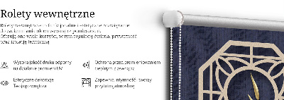 Store enrouleur Le lac derrière les fleurs