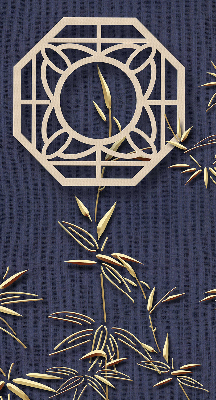 Store enrouleur Le lac derrière les fleurs