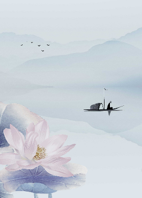 Store intérieur Un pêcheur sur un bateau