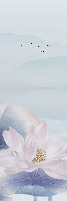 Store intérieur Un pêcheur sur un bateau