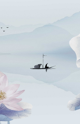 Store intérieur Un pêcheur sur un bateau