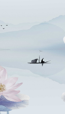 Store intérieur Un pêcheur sur un bateau