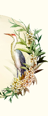 Store intérieur Une grue dans un cercle de verdure