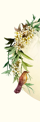 Store intérieur Une grue dans un cercle de verdure