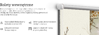 Store enrouleur Une grue dans la brousse