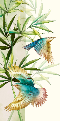 Store intérieur Oiseaux dans les feuilles