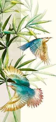 Store intérieur Oiseaux dans les feuilles