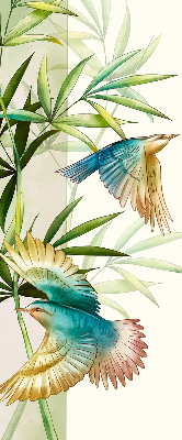 Store intérieur Oiseaux dans les feuilles