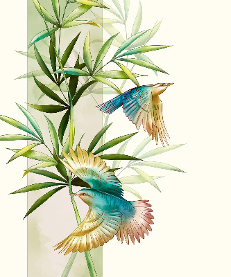 Store intérieur Oiseaux dans les feuilles