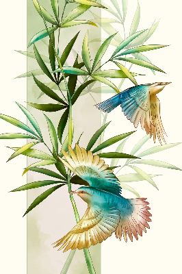 Store intérieur Oiseaux dans les feuilles