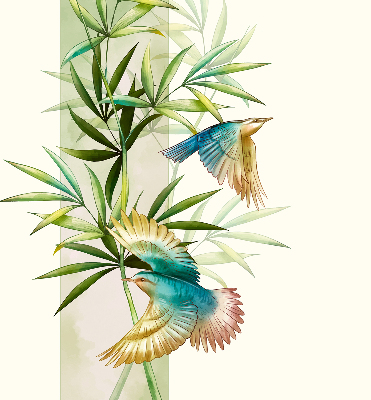 Store intérieur Oiseaux dans les feuilles