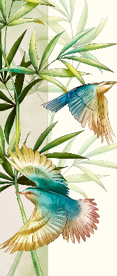 Store intérieur Oiseaux dans les feuilles