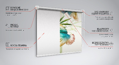 Store intérieur Oiseaux dans les feuilles