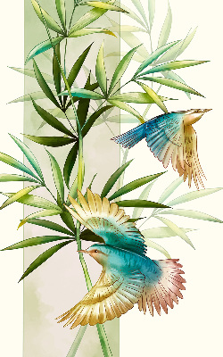 Store intérieur Oiseaux dans les feuilles