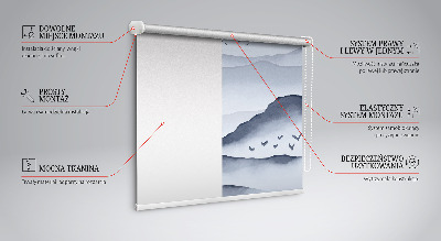 Store intérieur Montagnes dans le brouillard