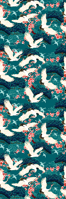 Store enrouleur Un troupeau de grues