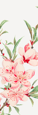 Store enrouleur Fleur rose