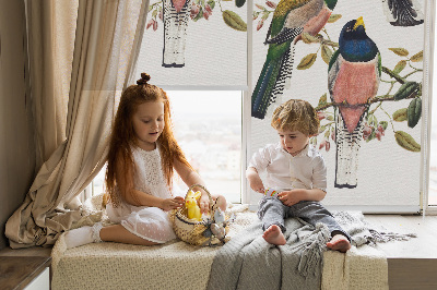 Store intérieur Oiseaux sur les branches