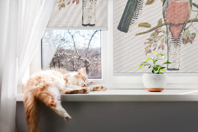 Store intérieur Oiseaux sur les branches