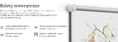 Store enrouleur Oiseaux sur une fleur