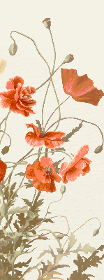 Store intérieur Coquelicots