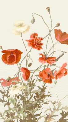 Store intérieur Coquelicots