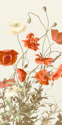 Store intérieur Coquelicots