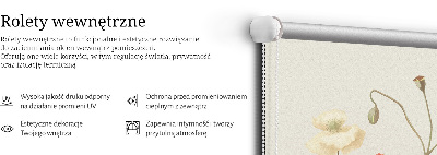 Store intérieur Coquelicots