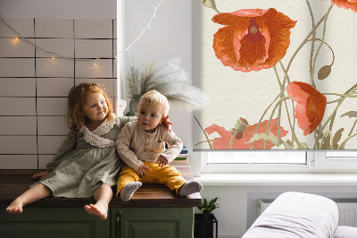 Store intérieur Coquelicots