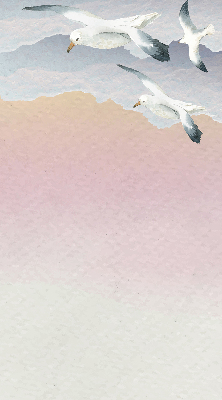 Store enrouleur Oiseaux en vol