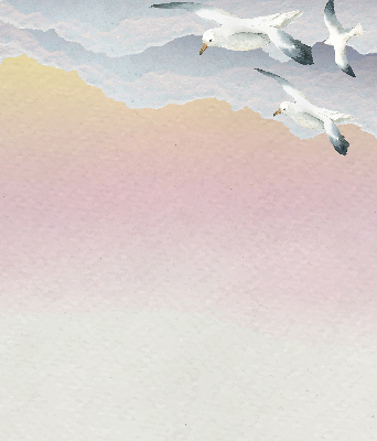 Store enrouleur Oiseaux en vol