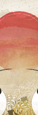 Store intérieur Grues au coucher du soleil