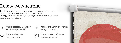 Store intérieur Grues au coucher du soleil