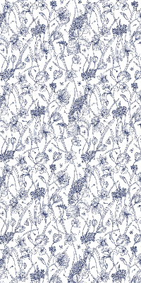 Store enrouleur Fleurs sauvages