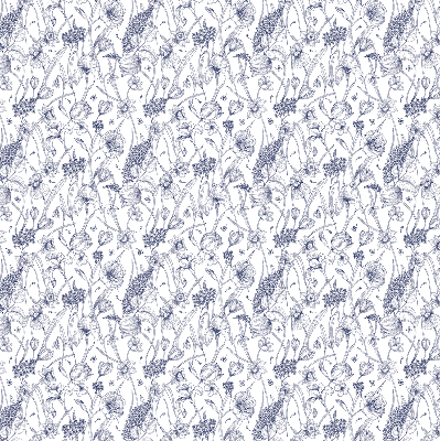 Store enrouleur Fleurs sauvages