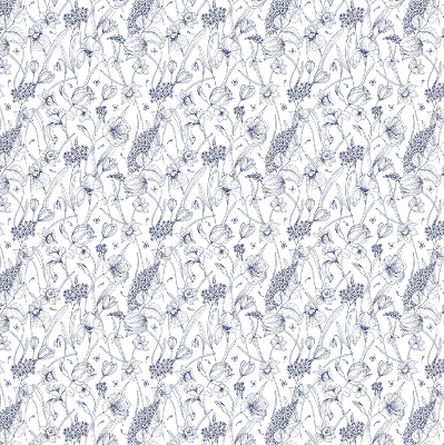 Store enrouleur Fleurs sauvages