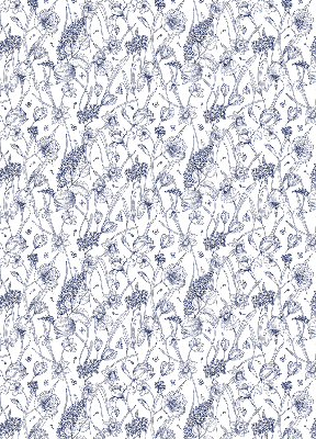 Store enrouleur Fleurs sauvages