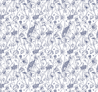 Store enrouleur Fleurs sauvages