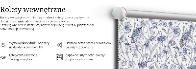 Store enrouleur Fleurs sauvages