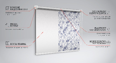 Store enrouleur Fleurs sauvages