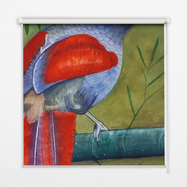 Store intérieur Un oiseau sur une branche