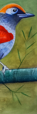 Store intérieur Un oiseau sur une branche