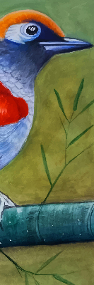 Store intérieur Un oiseau sur une branche